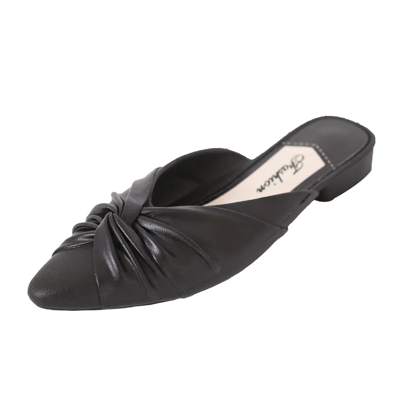 Women Flats Slip on Flat Shoes Woman PVC casual Shoes Black Ladies shoes sandal pvc 2022