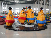 Combinaisons de lutte de sumo gonflables en PVC Alliance, jeu sportif pour adultes et enfants, haute qualité, 1,5 m de haut, une paire