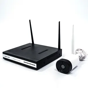 XONZ DIY CCTV Hệ Thống An Ninh Không Dây Hai Chiều Âm Thanh Cắm Và Chơi Tự Động Cặp Wifi Tín Hiệu NVR Kits Với Máy Ảnh - Product Image 1