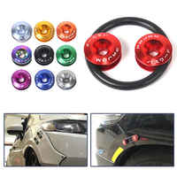 Kit de fixation rapide universel en aluminium et acier inoxydable multicolore pour pare-chocs de voiture JDM avec double joint – Vente en gros