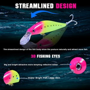 เหยื่อตก<span class=keywords><strong>ปลา</strong></span>ฟยอร์ดแบบเหยื่อจมหนัก130มม. 52ก. - Product Image 2