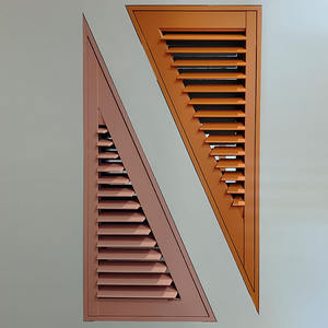 Индивидуальные квадратные/прямоугольные деревянные горизонтальные современные вентиляционные жалюзи | Прочная энергосберегающая эффективность вентиляции - Product Image 4