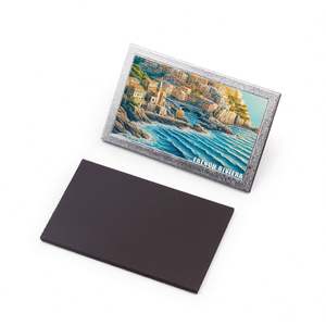 แม่เหล็กติดตู้เย็นแบบกำหนดเองใหม่ปี 2024 แม่เหล็กติดตู้เย็นฟอยล์อะลูมิเนียมริเวียร์ฝรั่งเศส ของที่ระลึก - Product Image 1