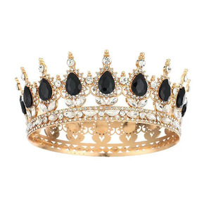 Corona Redonda Brillante de Alta Calidad para Novia, Novedad para Bodas, Graduaciones, Decoración de Pasteles para San Valentín y Año Nuevo - Product Image 5
