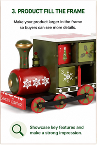 Custom Christmas Train Shaped Advent <b>Calendar</b> Box with Drawers Rigid Cardboard Mystery Blind Box for Kids Gift Wholesale - Product Image 4