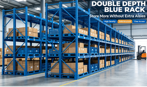 Home Warehouse Storage Boltless Shelving Rack Double-Sided Light-Duty Steel 2 <b>Shelves</b> Solid Backless Corrosion Protected Quick - Product Image 4