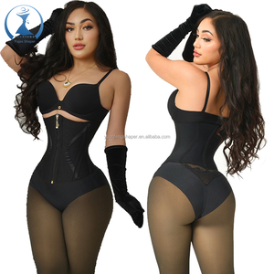 Vêtements de forme <span class=keywords><strong>pour</strong></span> femmes, crochets serrés, <span class=keywords><strong>ceinture</strong></span> de <span class=keywords><strong>ventre</strong></span>, fermeture à glissière dorée, double contrô<span class=keywords><strong>le</strong></span> des fajas, colombianas, entraîneur de taille, vente en gros et en vente chaude - Product Image 3