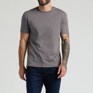 Camiseta Deportiva de Alta Calidad, Tejida en <span class=keywords><strong>Algodón</strong></span> y Poliéster, Cuello Redondo, Manga Corta, Corte Regular, Ecológica, de Secado Rápido, Transpirable, Estilo Boxy - Product Image 4