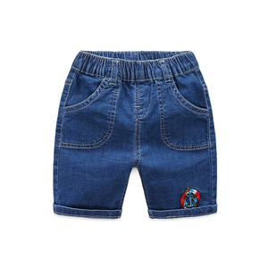 Ropa Infantil de Moda Estilo Coreano, Pantalones Cortos de Mezclilla para Bebés, Disponibles en Stock, de Fábrica China - Product Image 1