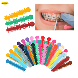 Ligaduras de ortodoncia Dental coloridas, bandas de goma elásticas para soportes, Material de ortodoncia - Product Image 2