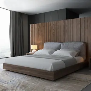 5 yıldızlı lüks Modern tasarım ucuz otel yatak setleri lüks kral mobilya fiyat