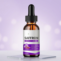 Extrait de Safran Liquide OEM pour la Régulation Émotionnelle, Soutien à la Concentration, Éclaircissement de la Peau et Santé Oculaire – Gouttes de Safran Liquide