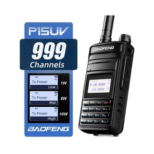 Radio portable Baofeng P15UV, 999 canaux, 10W de puissance, batterie rechargeable - Product Image 4