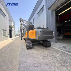 Excavadora sobre orugas LTMG 18Ton 21Ton 23 Ton con motor importado de excavadora resistente con pluma de largo alcance de 18m - Product Image 6