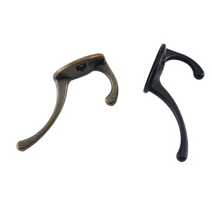 Modern Minimalist Wall Mounted Coat <b>Hooks</b> Zinc Alloy Round Bronze Black For Wardrobe Bedroom Bathroom <b>Kitchen</b> Entryway - Product Image 5
