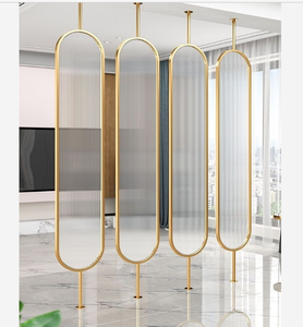 Mampara de Arte Metálica Giratoria Moderna de Lujo con Diseño de Corte Láser para Sala de Estar - Product Image 2