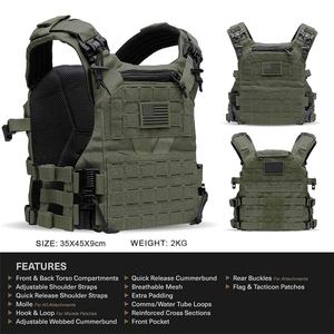 เสื้อกั๊กยุทธวิธี Artex ผลิตในจีน รับผลิตแบบ OEM พร้อมโลโก้สั่งทำ สายรัดไนลอนแบบปลดเร็ว ชุดฝึกซ้อมระดับเอลีท แบบติดตั้งบนสายรัด - Product Image 5