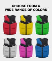 Gilet d'impact en néoprène personnalisé, mousse PVC, sports nautiques, wakeboard, gilet de sauvetage pour hommes et femmes, gilet de sauvetage en PVC, chaleco salvavidas