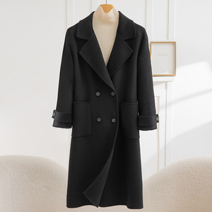 Nuovo <span class=keywords><strong>Cappotto</strong></span> Lungo da Donna Elegante, Caldo e Confortevole, Realizzato in 100% Lana, Antivento e Perfetto per le Condizioni Meteorologiche Ventose - Product Image 5