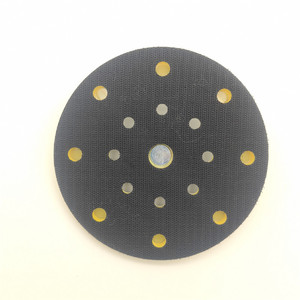 แผ่นรองกระดาษทรายแบบ Hook & Loop สำหรับเครื่องขัดแบบสุ่มวงโคจร ขนาด 150 มม. เกลียว 5/16 นิ้ว 17 รู ความหนาแน่นปานกลาง - Product Image 4