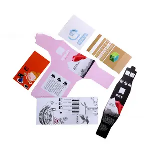 Custom Logo Printed Paper Sleeve Wrap Band For Envelope Cup Package