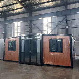 2 Bed 2 Bedrooms Folding Suppliers Custom Prefab 20Ft 40Ft Expandable Container House Prefabricated Container Home House
