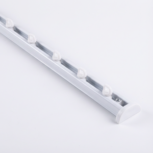 Rieles Dobles para Cortinas de Pared Blancas ZSTARR con Accesorios para Cortinas Wave Runner, Soporte para Rieles de Cortinas, Longitud Máxima - Product Image 4