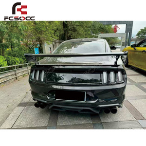 สปอยเลอร์หลังคาร์บอนไฟเบอร์สำหรับฟอร์ดมัสแตง 2015-2021 สไตล์ GT500 สปอยเลอร์ฝากระโปรงท้าย ปีกหลัง อุปกรณ์ตกแต่งภายนอกรถยนต์ - Product Image 5