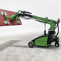 Aspirateur de construction mobile automatique Ventouse 500KG Tout-terrain Smartlift Lève-vitre Équipement de levage de verre sous vide