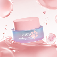 Pots en plastique vides personnalisés OEM/ODM pour gel de construction 4g 15g 30g 50g, pots ronds pour vernis gel, contenants cosmétiques en acrylique