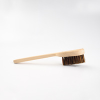 Brosse de nettoyage DIY à poils de sanglier haute densité pour l'escalade, collection puissante pour l'élimination de la poussière et le nettoyage des taches, avec manche ergonomique en bois massif