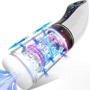 Vibromasseurs rotatifs à 9 fréquences pour <span class=keywords><strong>Fleshlight</strong></span>, jouet sexuel pour hommes, masturbateurs automatiques, gobelets sexuels pour hommes - Product Image 1