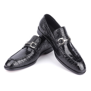 Nouvelles chaussures Oxford en cuir véritable pour hommes - Chaussures habillées confortables pour affaires avec amorti et semelles extérieures en cuir véritable - Product Image 4