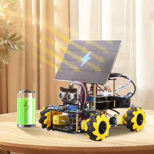 ACEBOTT Kit de Coche Robótico Solar Hecho en China, Juguete Educativo DIY con Código Python para Niños, ESP32 4WD, Juguetes Educativos STEM para QD001/QD008, Kit de Robótica - Product Image 3
