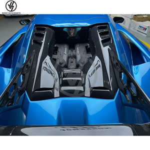 Nuevo Kit de Conversión de Carrocería de Fibra de Carbono Seca con Tejido Twill Brillante y Envasado al Vacío, Ajuste 1:1, para Cubierta de Motor y Parachoques de Lamborghini Revuelto - Product Image 6