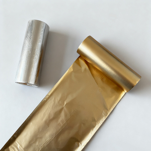 Ruban de transfert thermique <span class=keywords><strong>Prix</strong></span> d'usine Résine de cire dorée mate <span class=keywords><strong>TTR</strong></span> pour imprimantes à codes-barres Étiquette semi-brillante Étiquette synthétique PET - Product Image 1