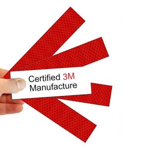 Fabrication d'autocollants réfléchissants rétro personnalisés pour <span class=keywords><strong>casque</strong></span> de <span class=keywords><strong>moto</strong></span> autocollants trapézoïdaux pour la sécurité nocturne/sacs à dos/vélos/véhicules - Product Image 5