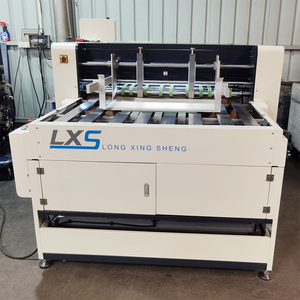 <span class=keywords><strong>Machine</strong></span> de découpe automatique de carton de haute précision contrôlée par PLC LS-1200F avec moteur, vitesse de 10 à 20 m/min pour la production de boîtes rigides - Product Image 2