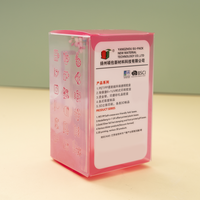 Boîtes cadeaux en plastique transparent PET avec logo personnalisé, pliables, emballage plat, impression offset UV, estampage à chaud, emballage rectangulaire jetable