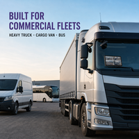Système de gestion de flotte DVR mobile AI, système de surveillance DMS ADAS BSD par caméra, solution de sécurité pour camions lourds, fourgons et bus, étanche IP69K