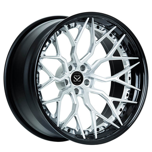 Hochwertiges mattschwarzes konkaves Design 18 19-Zoll-3-teilige geschmiedete Magnesium räder mit zweijähriger Garantie - Product Image 1