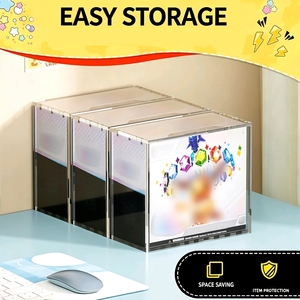 Caja de almacenamiento de productos acrílica con imán fuerte, caja de exhibición y almacenamiento de productos con protección, caja acrílica con tapa magnética - Product Image 5
