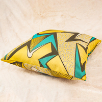 Housse de coussin tricotée de luxe à motifs géométriques jacquard brodés, design personnalisé, vente en gros