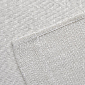 Cortinas Translúcidas de <span class=keywords><strong>Lino</strong></span> y Algodón Blanco, <span class=keywords><strong>Tela</strong></span> Voile de Palma Sólida, Nuevo Material, para Sala de Estar, Dormitorio y Hogar - Product Image 6