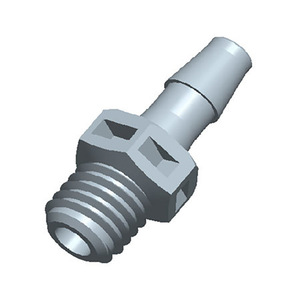 JU Pipe Fitting Nylon Threaded External Straight Hose Connector 10-32UNF 1.6-3.2mm <b>Plug</b> In <b>Adapter</b> - Product Image 5