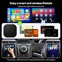 Caja de Video para Auto con Android AI Box Universal U2W de 4+32GB, Adaptador Dongle USB CarPlay Inalámbrico, con YouTube y Netflix