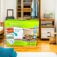 Sac de compression sous vide B-Hand-Rolled 40*60 cm, anti-poussière et anti-humidité, pour vêtements, couettes, vestes, en fibres végétales, pour salon, Europe