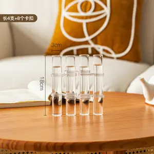 Vase en verre de style Art déco fait à la main Vase de tube à essai de table en gros pour la décoration intérieure