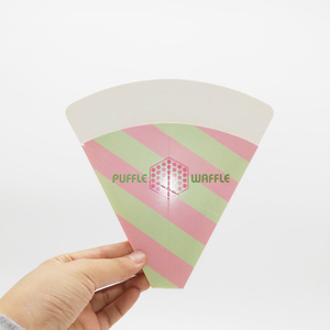Scatola per Confezionamento Crêpe Francese da Asporto, Cono di Carta per Crêpe in Vendita - Product Image 1