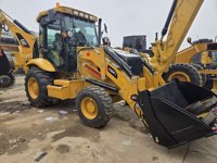 Escavatore a Benna Girevole CAT 420F2 Usato, Trazione Integrale per Riparazione Stradale, Costruzione di Condutture ed Escavazione Agricola